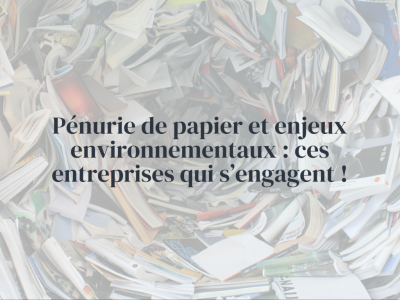 Pénurie de papier et enjeux environnementaux : Lirandco s’engage ! 