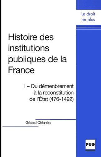livres doccasion pas chers Histoire des institutions publiques de la france - Presses Universitaires de Grenoble