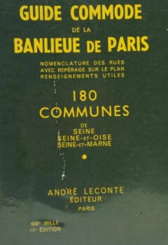 Guide commode de la Banlieue de Paris