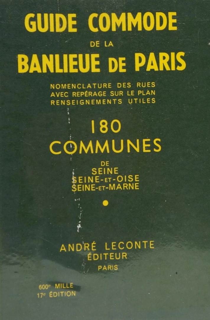 Guide commode de la Banlieue de Paris