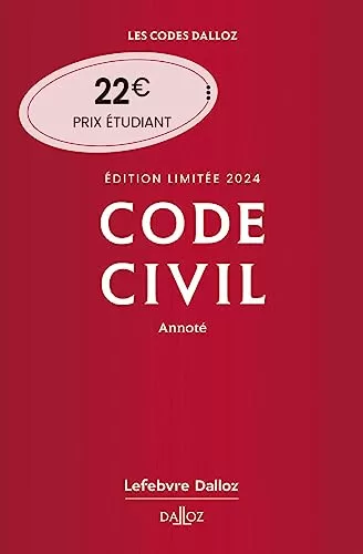 Code civil 2024 annoté Dalloz
