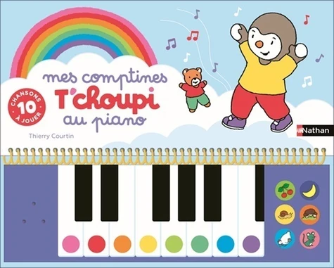 Tchoupi : Mes Comptines T'choupi Au Piano - Livre-piano dès 2 ans