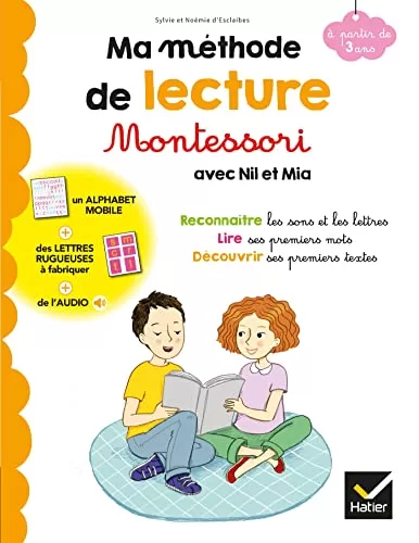 Ma méthode de lecture Montessori avec Nil et Mia - Sylvie d'Esclaibes, Noémie d'Esclaibes, Eva Châtelain