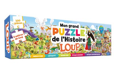 Mon grand puzzle de l'histoire loup - 100 Pieces - Orianne Lallemand, Eléonore Thuillier