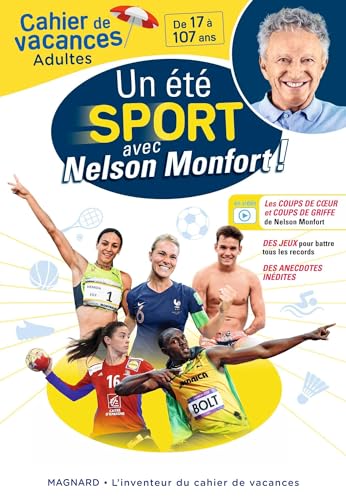 Cahier de vacances adultes - Un été sport avec Nelson Monfort ! Pour entrer dans les coulisses du sport - Nelson Monfort, Stéphane Catteau